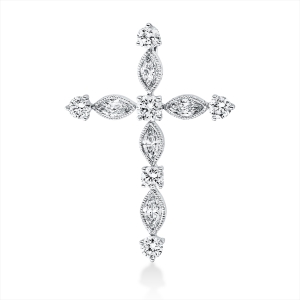 Anhänger 18 kt WG Kreuz