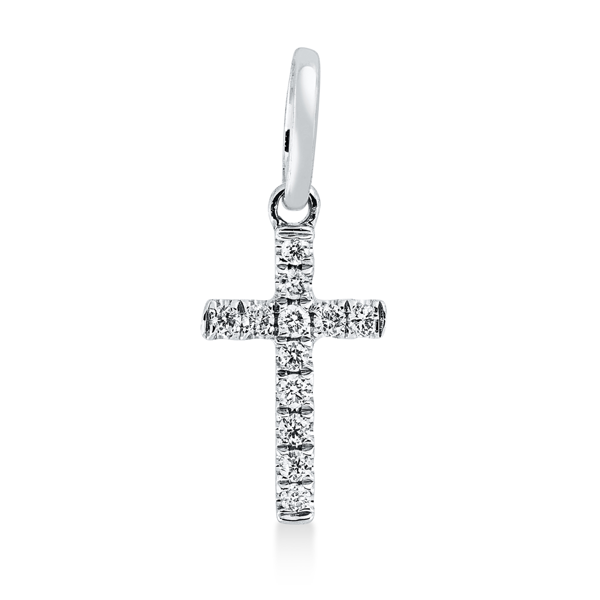 Anhänger 18 kt WG Kreuz, mit Öse