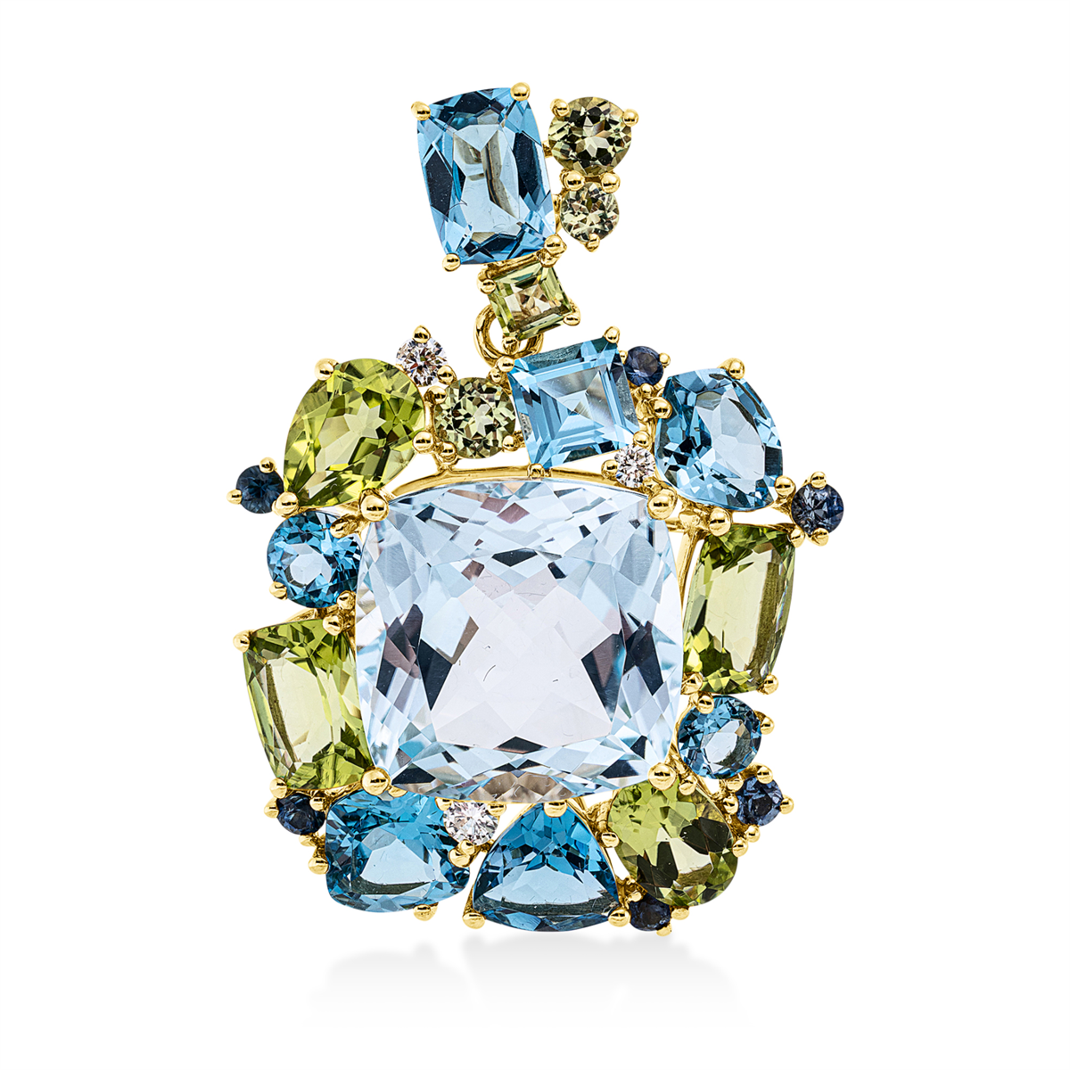 Anhänger 18 kt GG, mit Öse