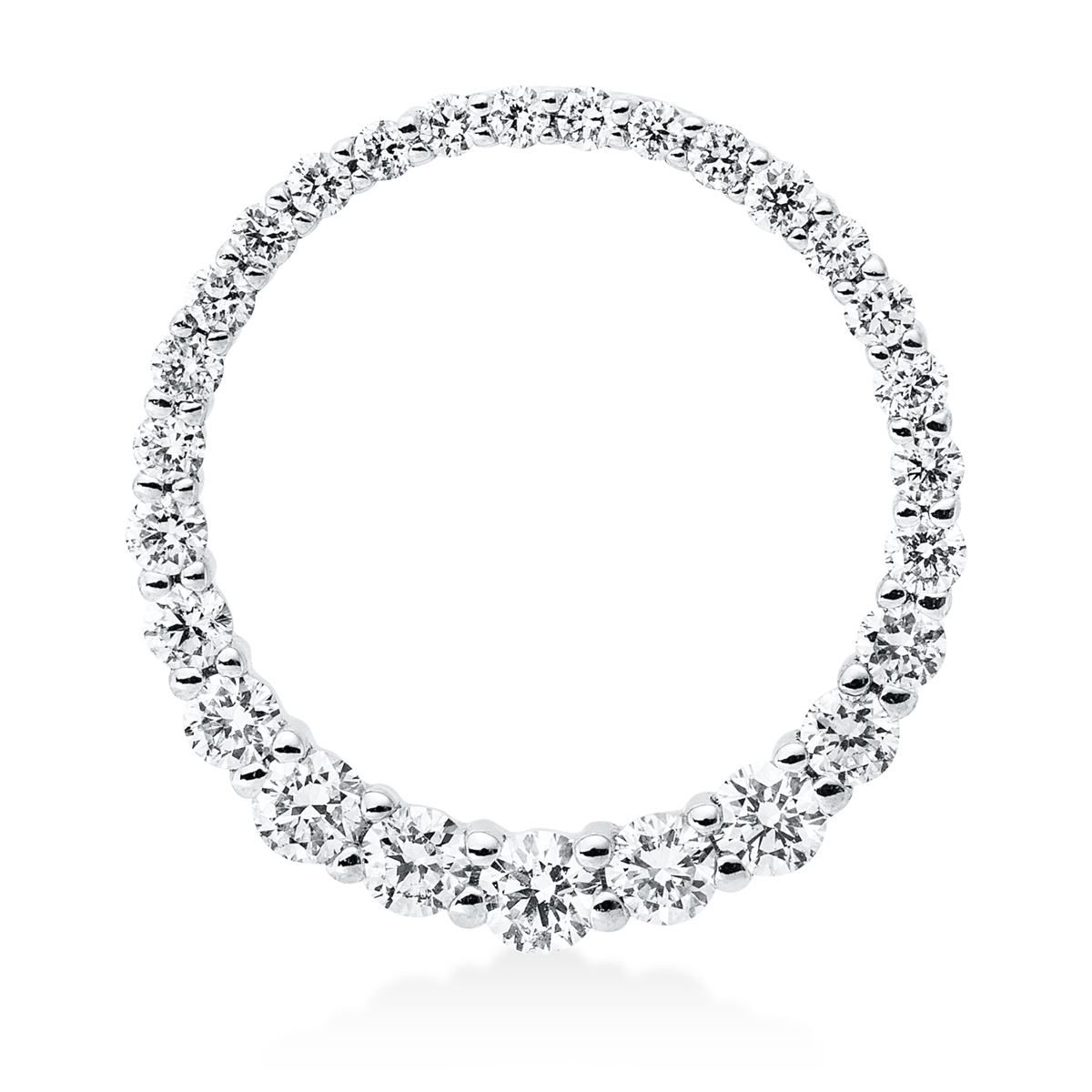 Anhänger 18 kt WG Kreis