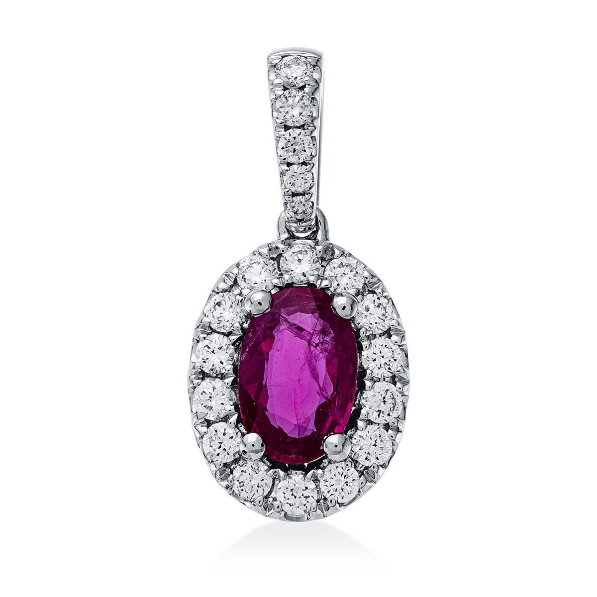 Anhänger 4er-Krappe 18 kt WG, mit Öse