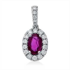 Anhänger 4er-Krappe 18 kt WG, mit Öse