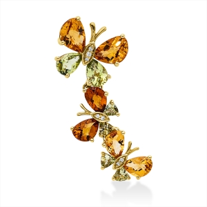 Anhänger 18 kt GG Schmetterling