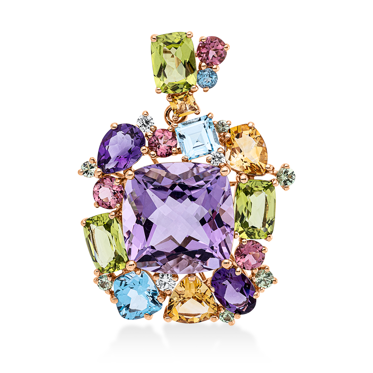 Anhänger 18 kt RG, mit Öse