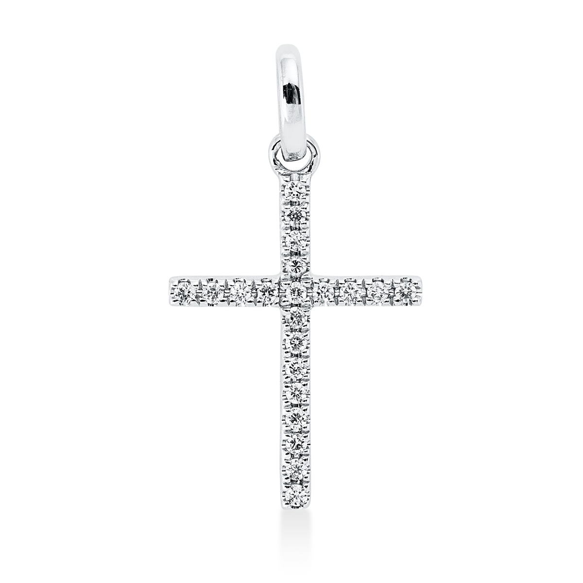 Anhänger 18 kt WG Kreuz, mit Öse