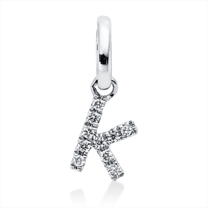 Anhänger 18 kt WG K, mit Öse