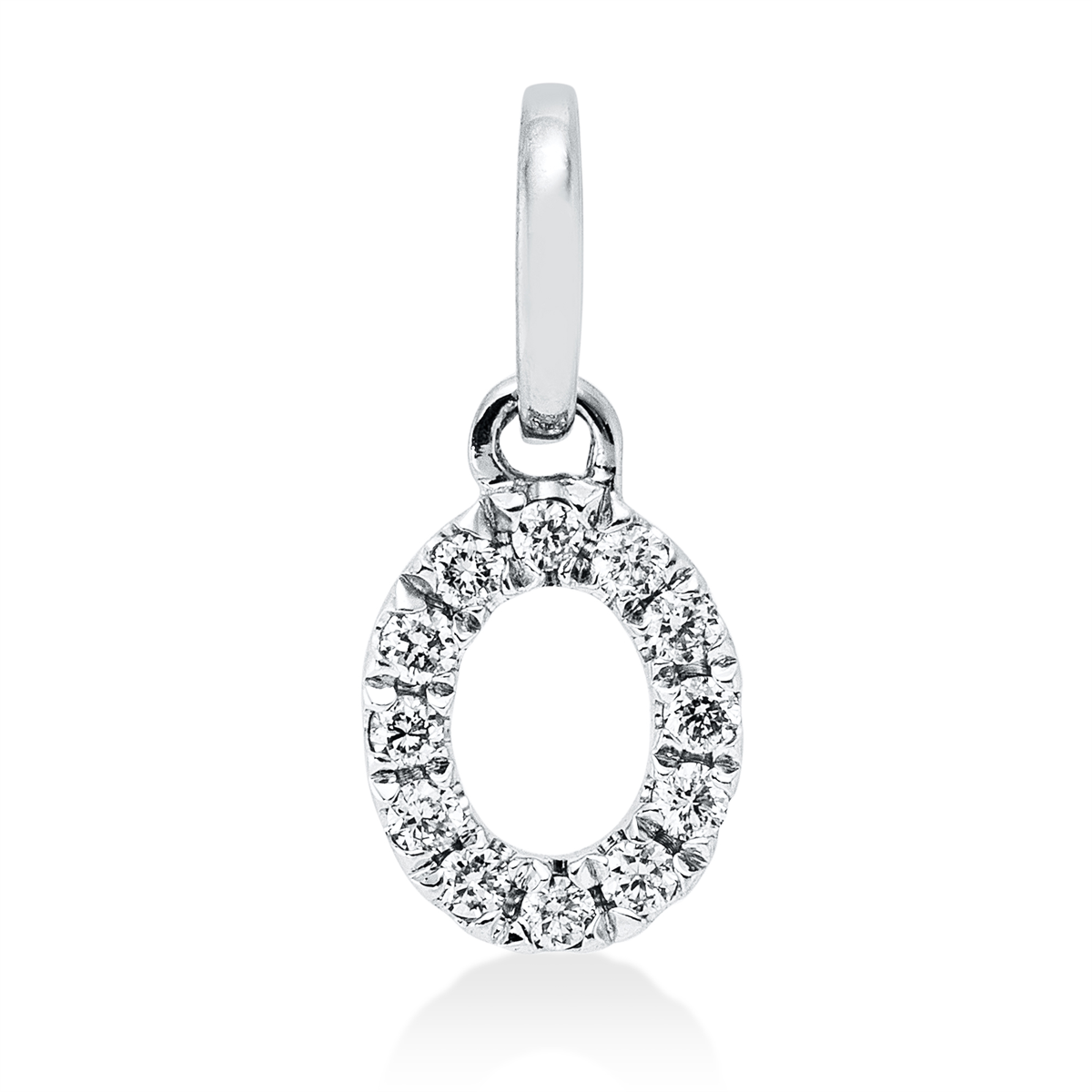 Anhänger 18 kt WG O, mit Öse