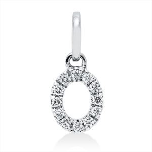 Anhänger 18 kt WG O, mit Öse