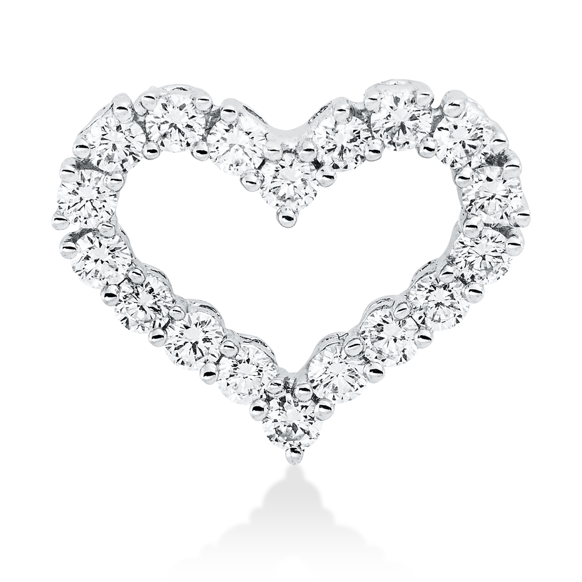 Anhänger 18 kt WG Herz