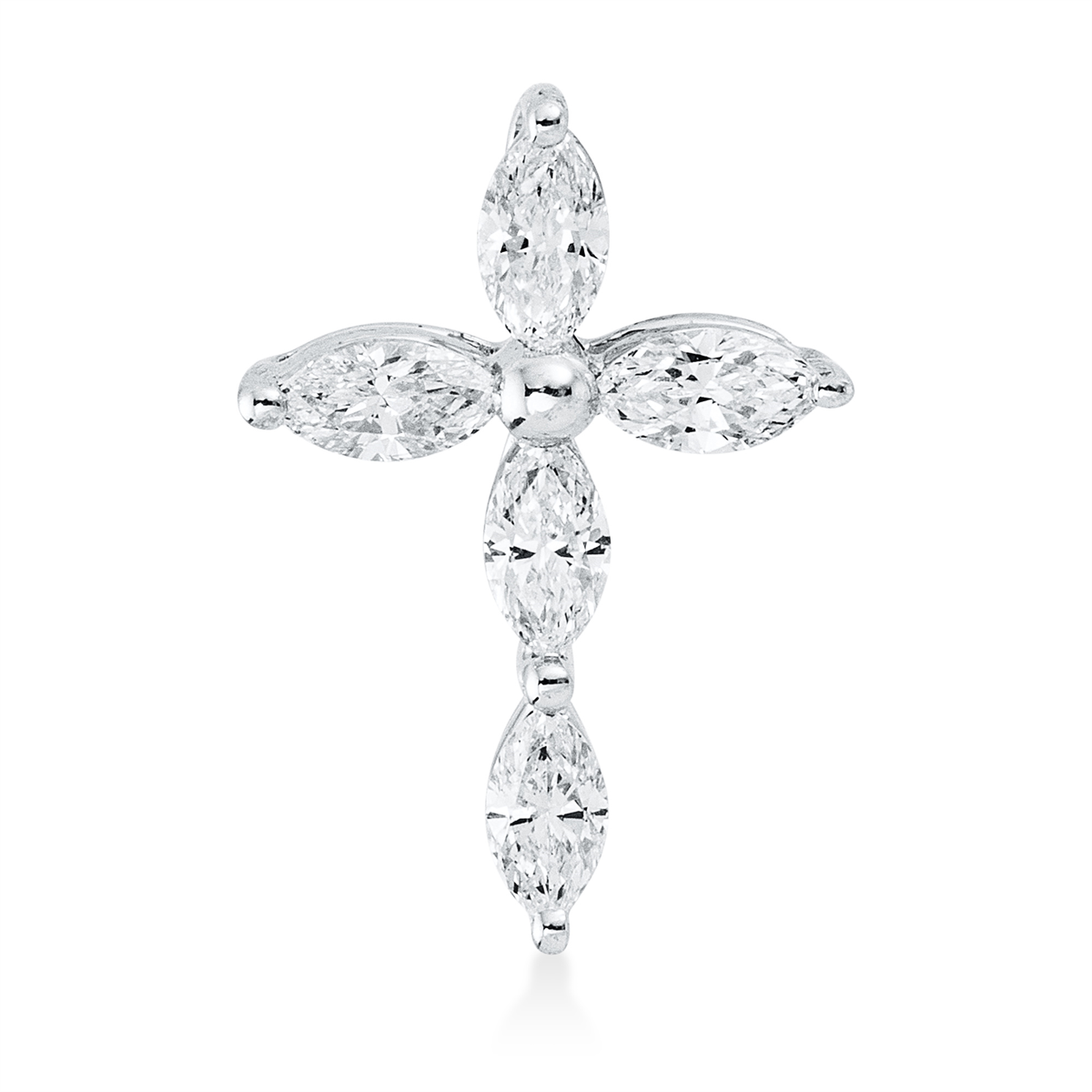 Anhänger 18 kt WG Kreuz