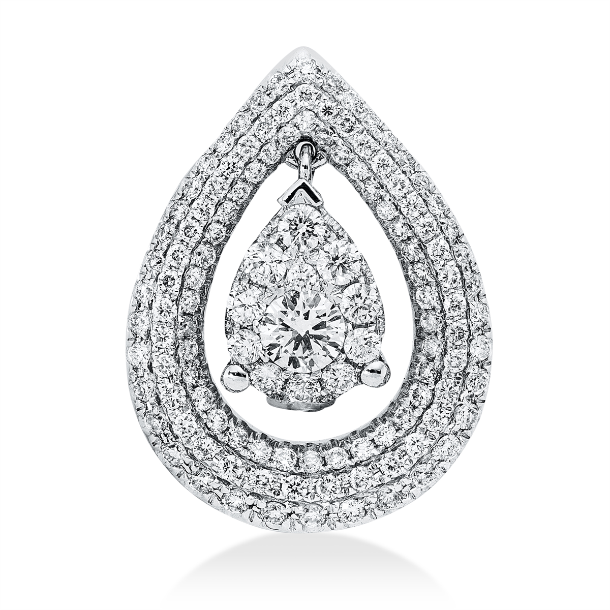 Anhänger 18 kt WG Tropfen