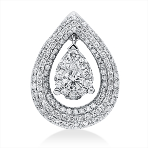 Anhänger 18 kt WG Tropfen