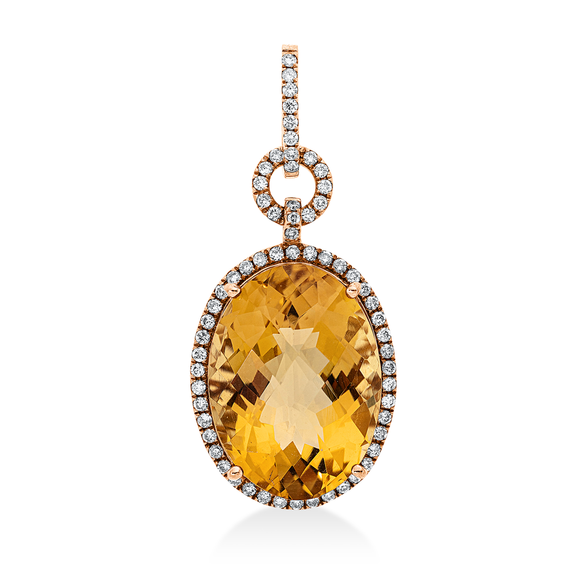 Anhänger 18 kt RG, mit Öse