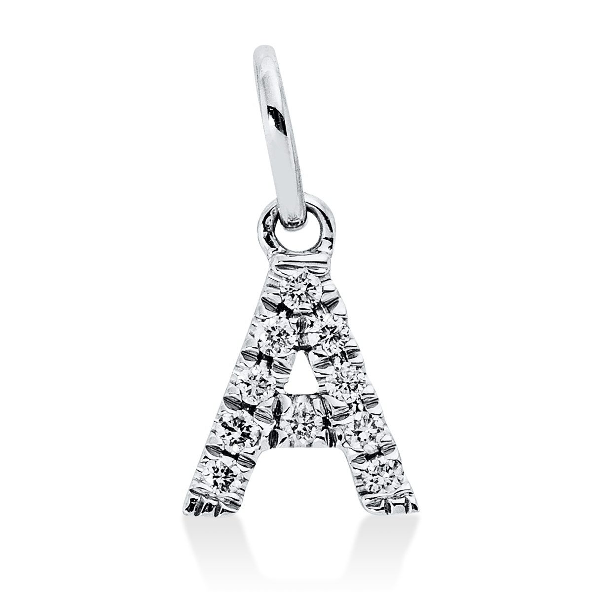 Anhänger 18 kt WG A, mit Öse