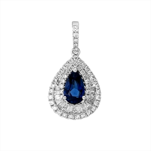 Anhänger 3er-Krappe 18 kt WG, mit Öse