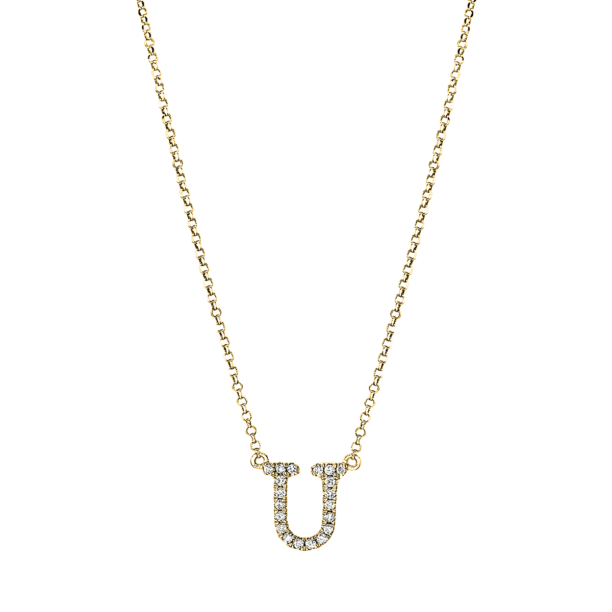 Collier 18 kt GG U, mit ZÖ 38.1 cm + 40.6 cm