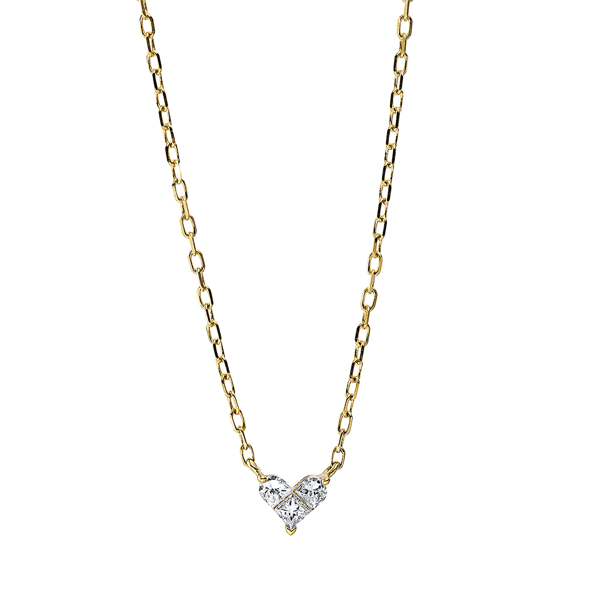 Collier 18 kt GG Herz