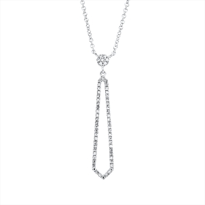 Collier 18 kt GG, mit ZÖ 40 cm + 43 cm
