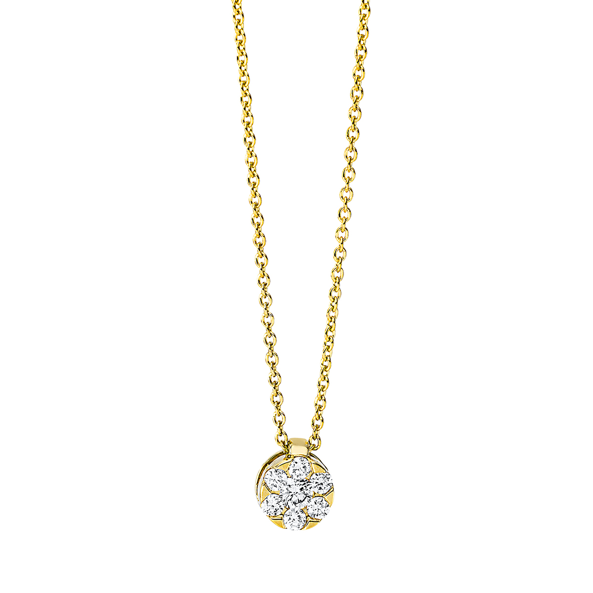 Collier 18 kt GG, mit ZÖ 42 cm