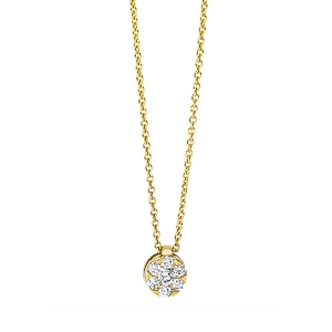 Collier 18 kt GG, mit ZÖ 42 cm