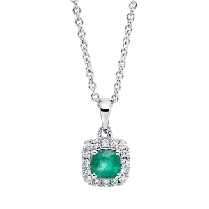 Collier 18 kt WG, mit ZÖ 42 cm