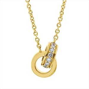 Collier 18 kt GG, mit ZÖ 41 cm + 39,5 cm