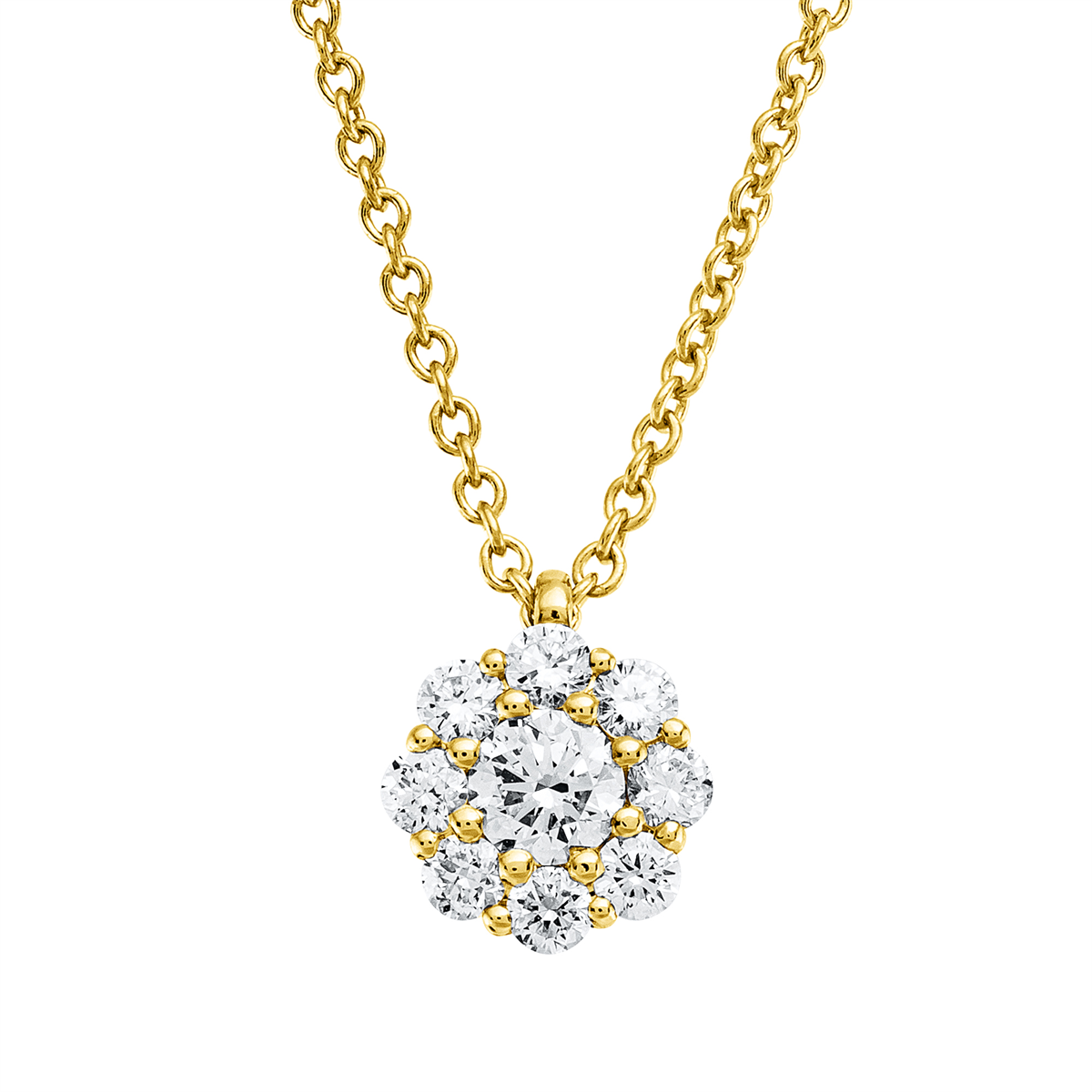 Collier 18 kt GG, mit ZÖ 41 cm + 39,5 cm