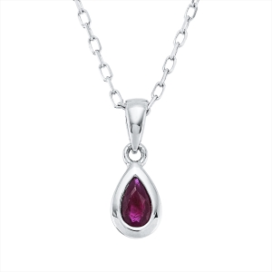 Collier Zarge 18 kt GG Tropfen, mit ZÖ 42 cm