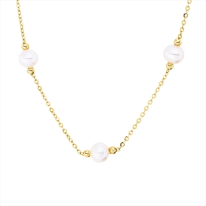 Collier  18kt Gelbgold mit ZÖ 42 cm mit 0,00ct Diamanten