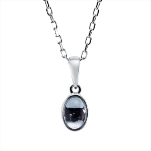 Collier Zarge 18 kt WG Oval