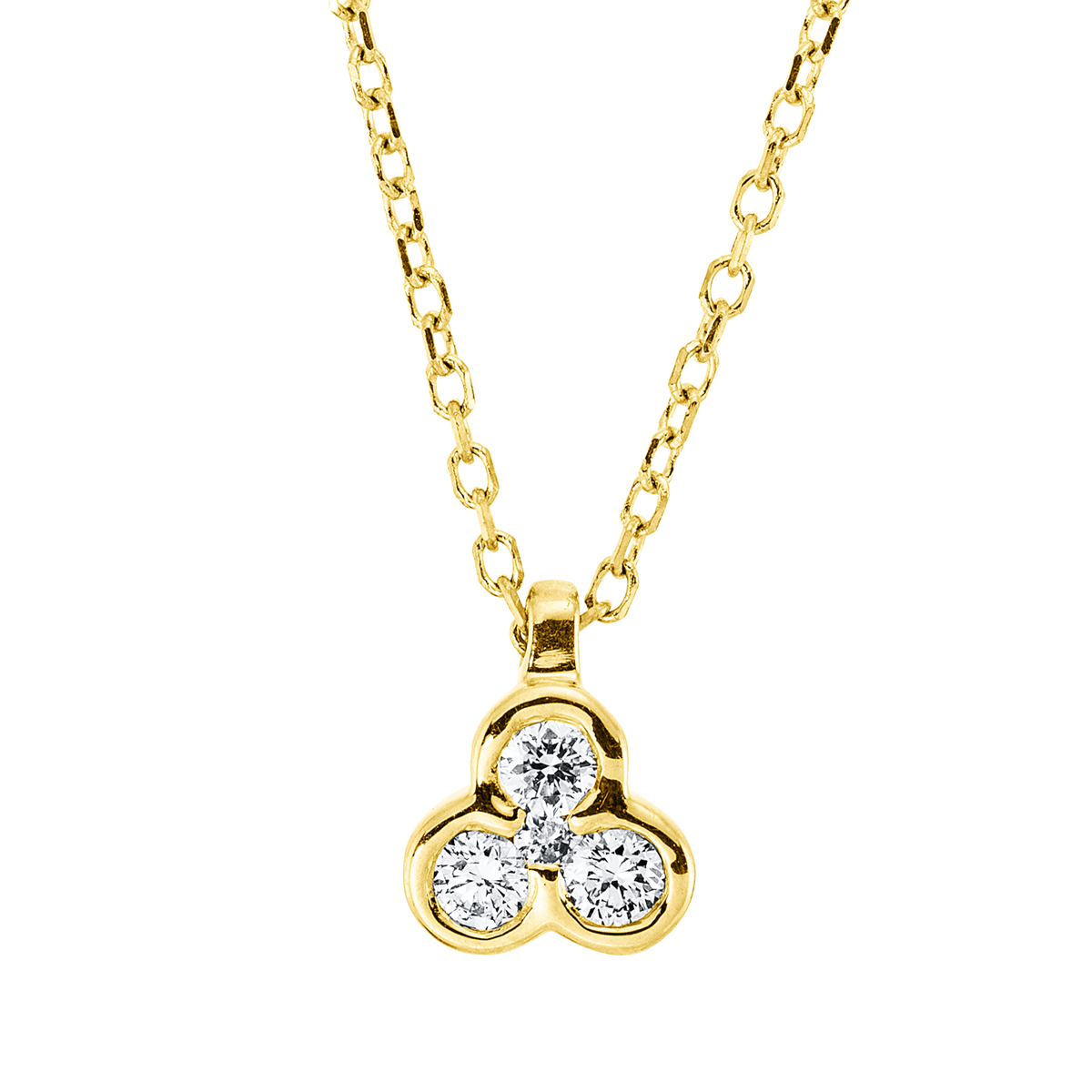 Collier Zarge 18 kt GG, mit ZÖ 40 cm, 42cm