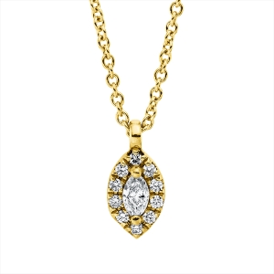 Collier 18 kt GG, mit ZÖ 42 cm