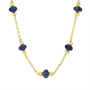 Collier 18 kt GG, mit Silikonverschluss bei 43 c