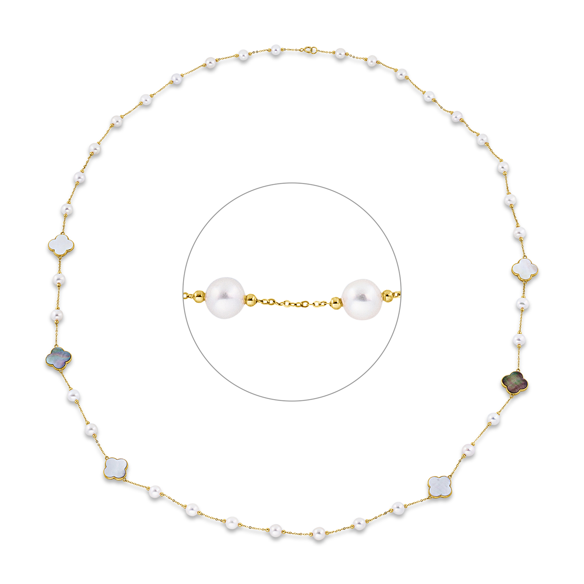 Collier  18kt Gelbgold mit Farbstein