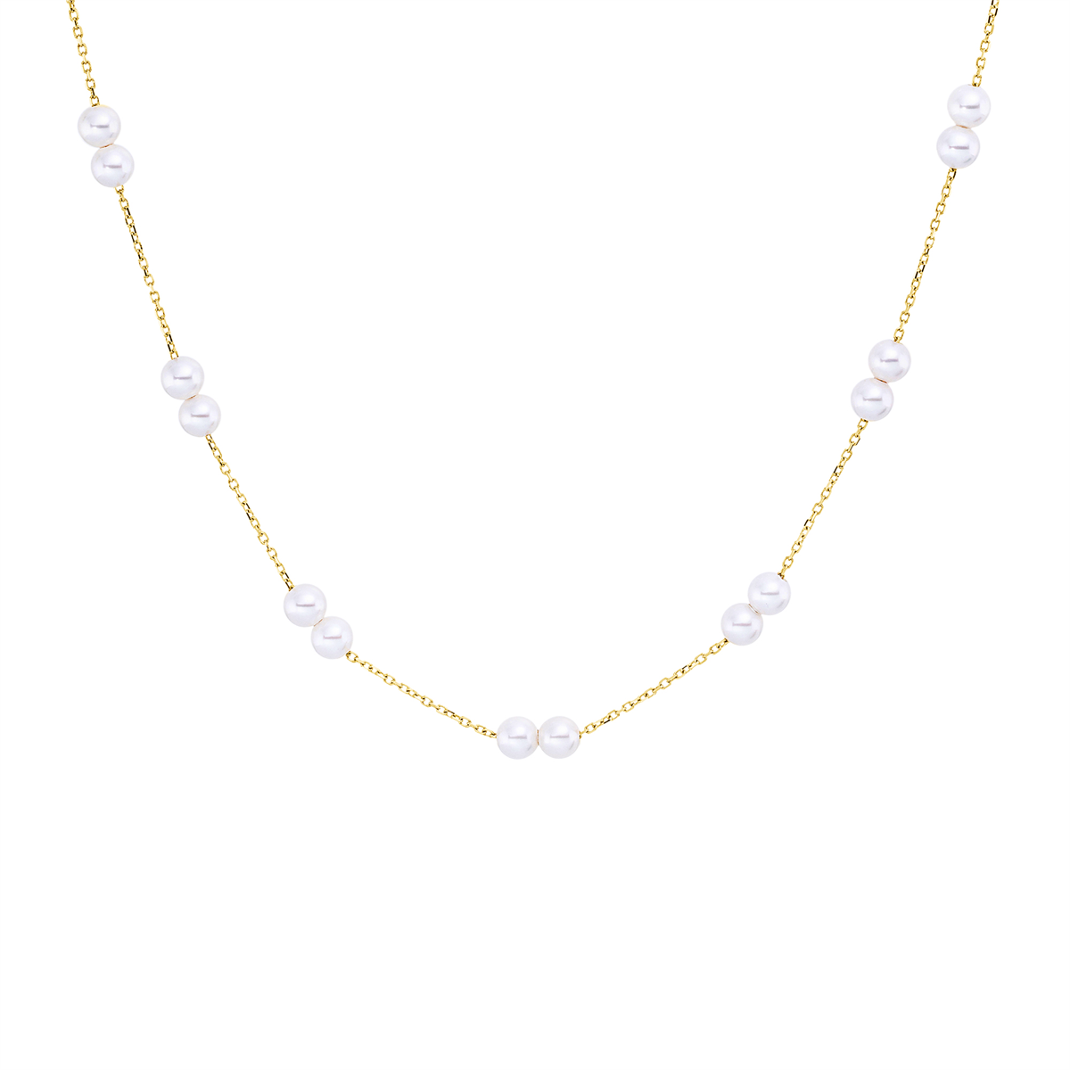 Collier  18kt Gelbgold mit 0,00ct Diamanten