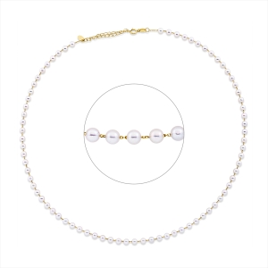 Collier  18kt Gelbgold mit ZÖ 40,6 cm mit 0,00ct Diamanten
