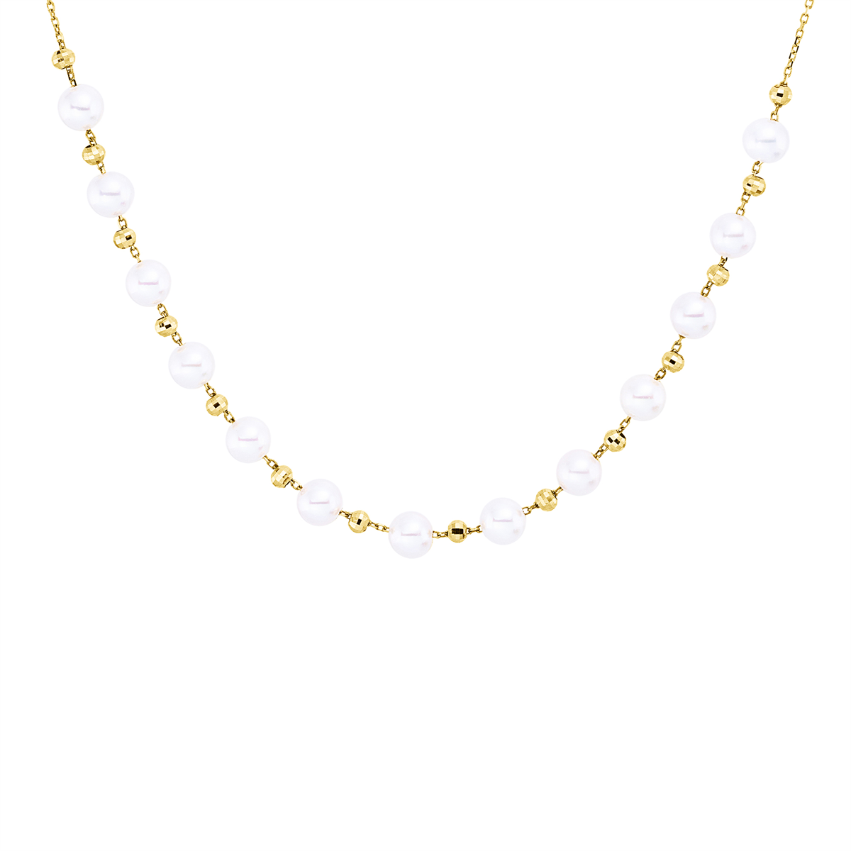 Collier  18kt Gelbgold mit ZÖ 40,6 cm mit 0,00ct Diamanten