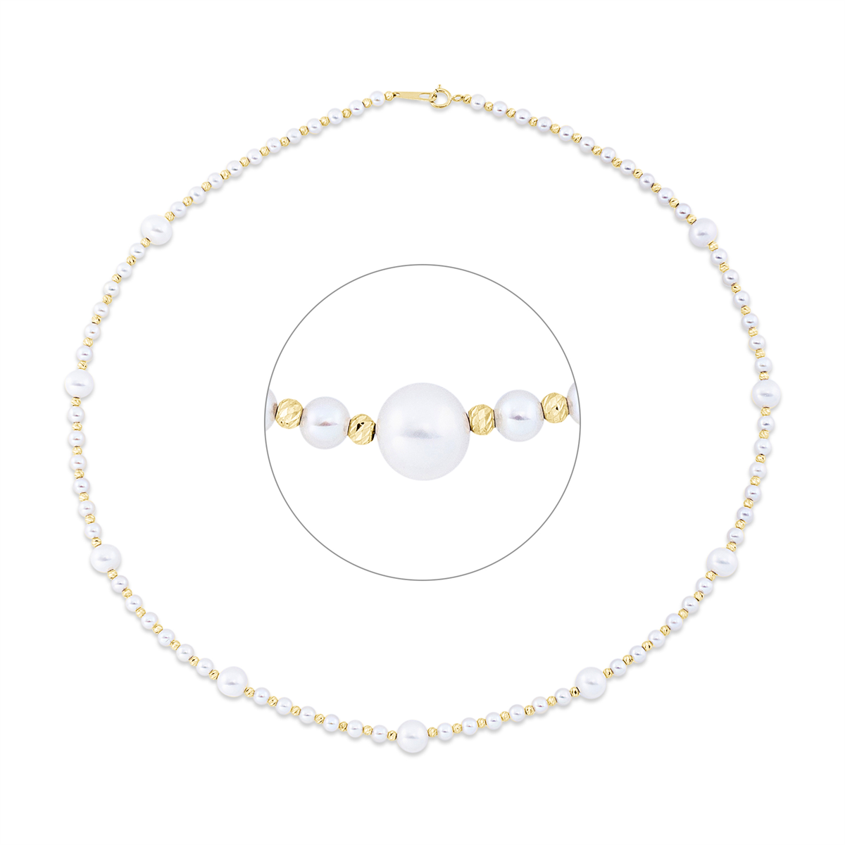 Collier  18kt Gelbgold mit 0,00ct Diamanten