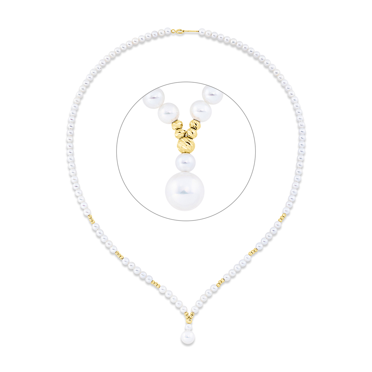 Collier  18kt Gelbgold mit 0,00ct Diamanten