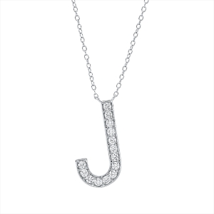 Collier 18 kt WG J, mit ZÖ 38 cm + 40,6 cm