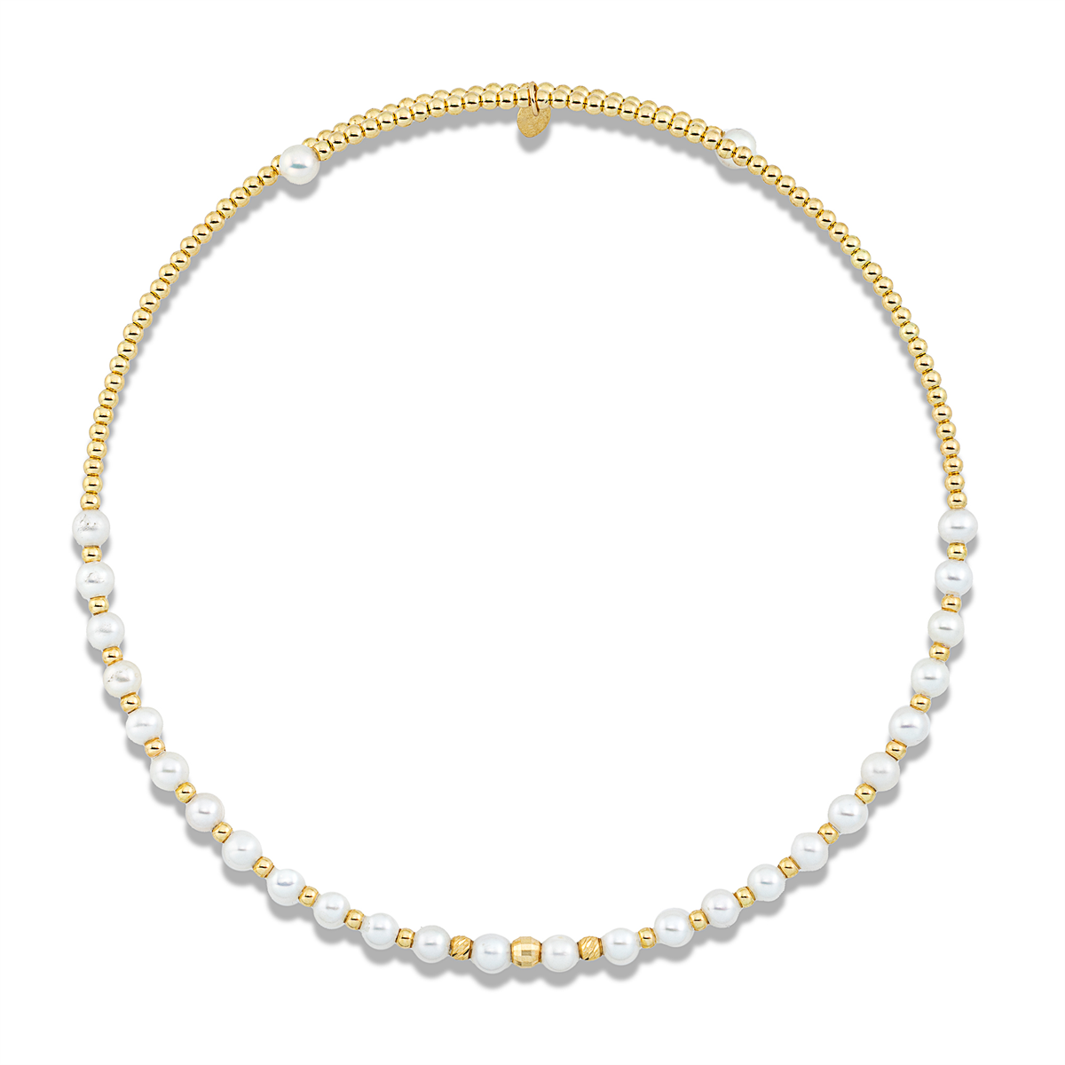 Collier  18kt Gelbgold choker mit 0,00ct Diamanten