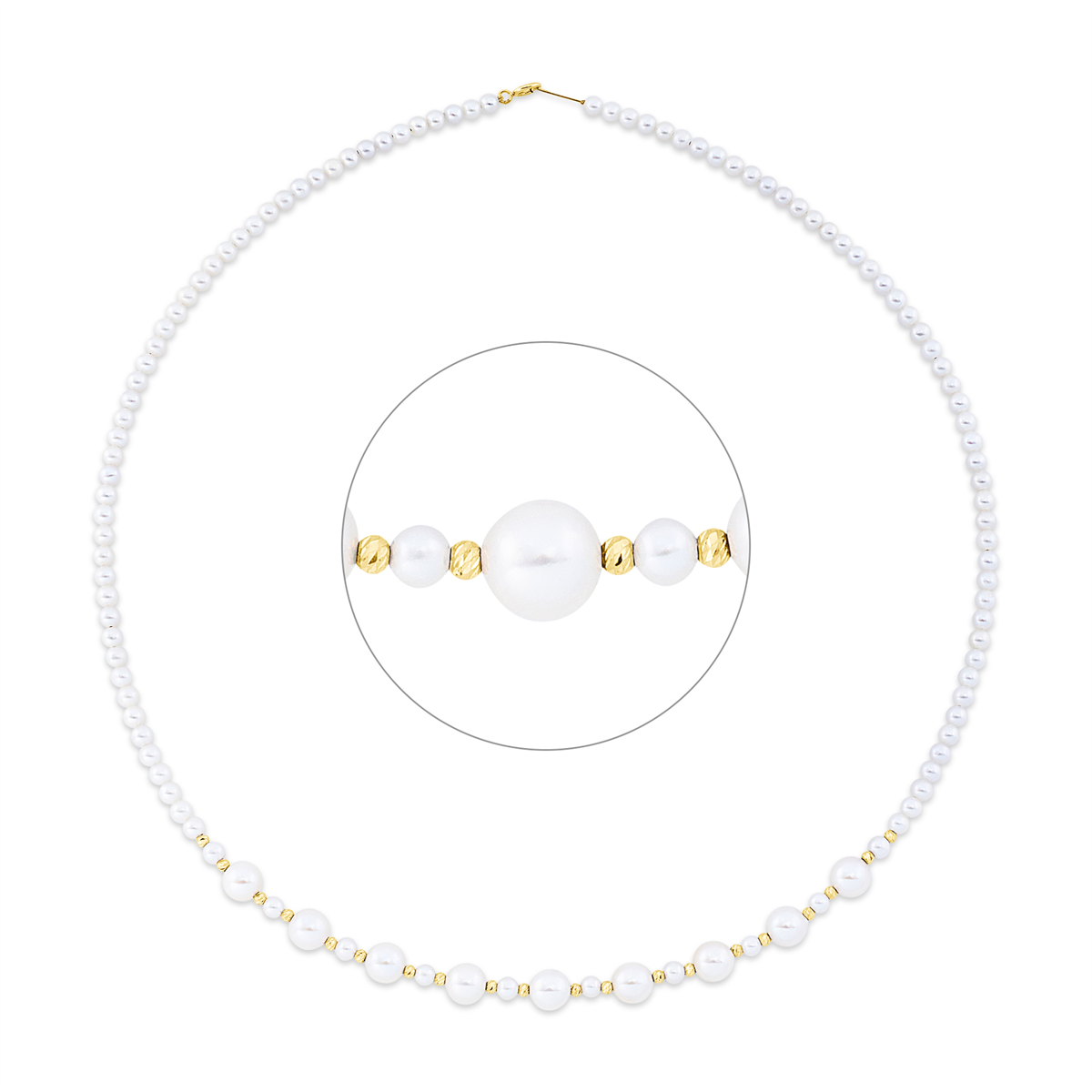 Collier  18kt Gelbgold mit 0,00ct Diamanten