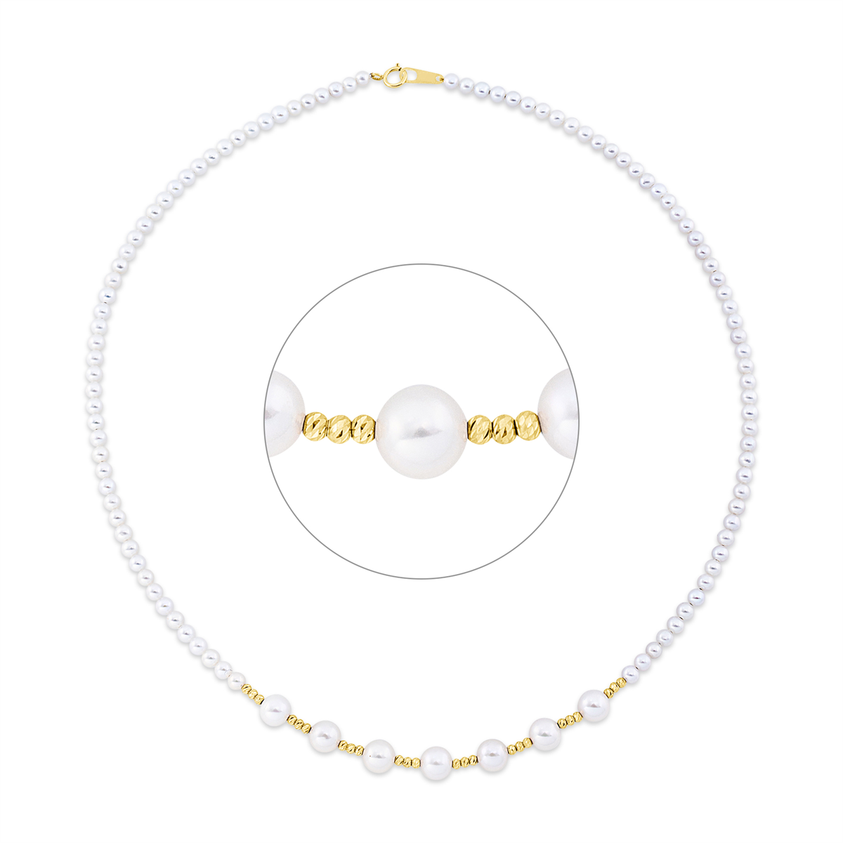 Collier  18kt Gelbgold mit 0,00ct Diamanten