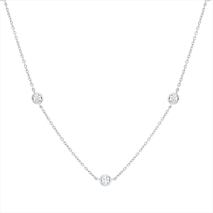 Collier Zarge 18 kt GG, mit ZÖ 42 cm, 43,5 cm