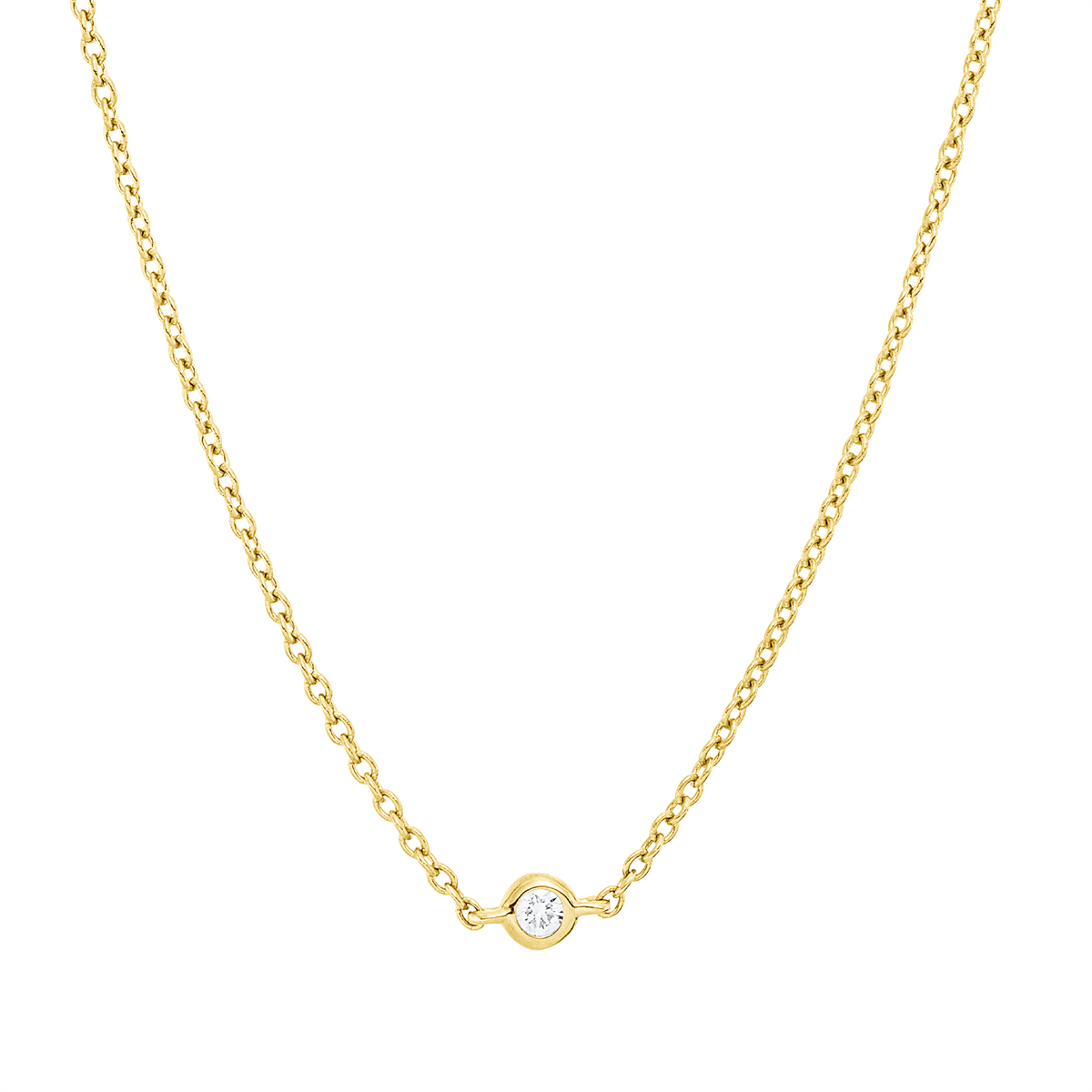 Collier 18 kt GG, mit ZÖ 42 cm, 43,5cm