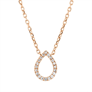 Collier 18 kt GG Tropfen