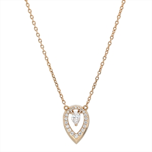 Collier 18 kt RG, mit ZÖ 40,6 cm