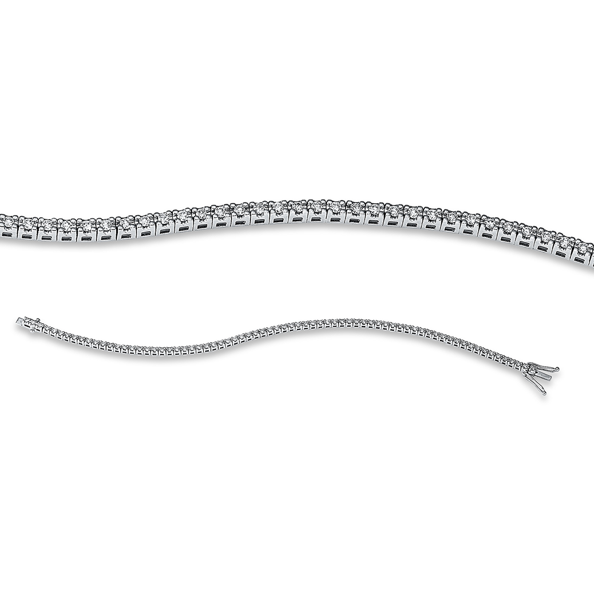 Tennisarmband  18kt Weißgold mit 1,03ct Diamanten