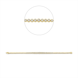 Armband Zarge 18 kt GG