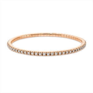 Armband 4er-Krappe 18 kt GG, Flex-Band, variabel